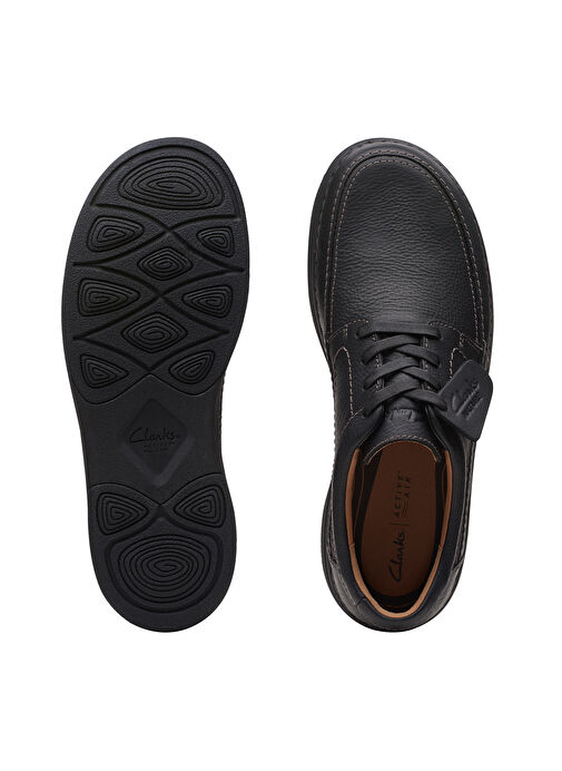 Clarks Siyah Erkek Deri Günlük Ayakkabı Nature 5 Lo - Görsel 8