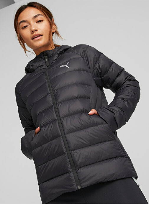 Puma Siyah Kadın Kapüşonlu  Mont 84940701-PackLITE Down Jacket