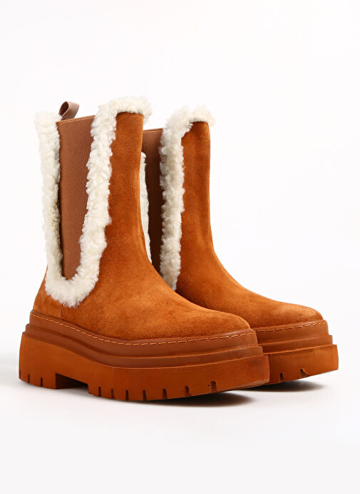 Fabrika Taba Kadın Süet Bot MELO - Görsel 3