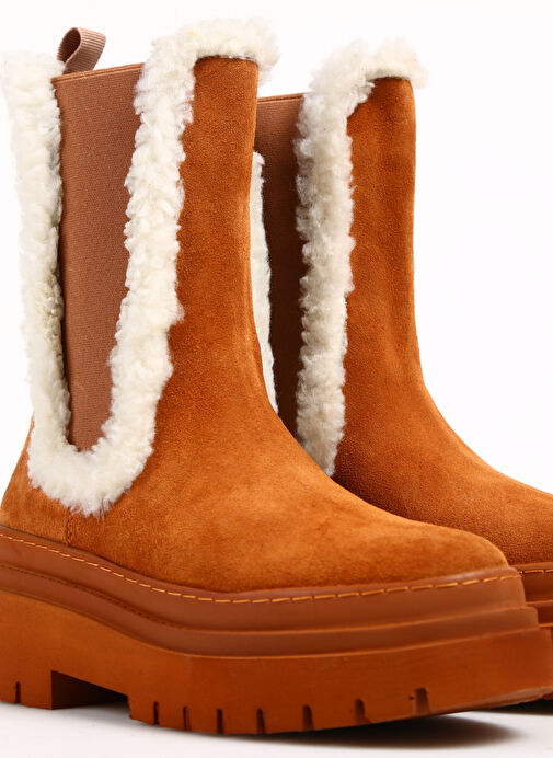 Fabrika Taba Kadın Süet Bot MELO - Görsel 6