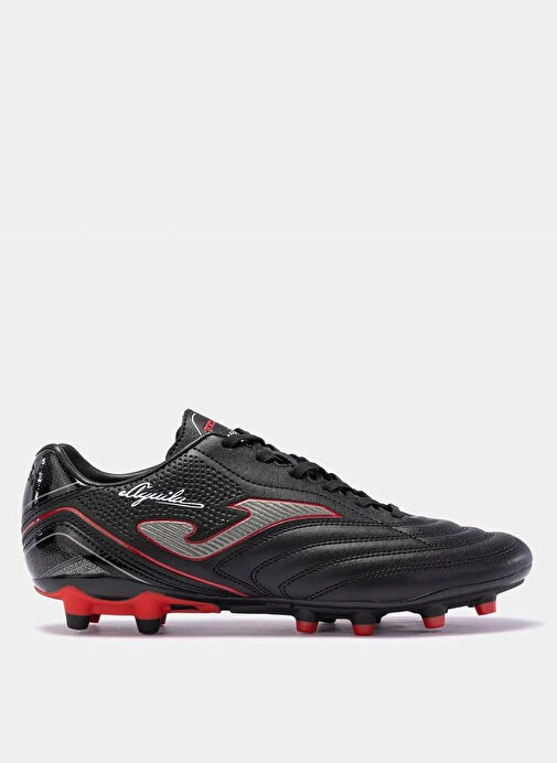 Joma AGUW2301FG AGUILA 2301 BLACK RED Siyah - Kırmızı Erkek Futbol Ayakkabısı - Görsel 2
