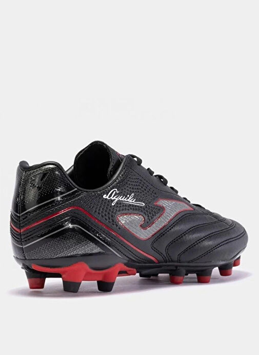 Joma AGUW2301FG AGUILA 2301 BLACK RED Siyah - Kırmızı Erkek Futbol Ayakkabısı - Görsel 4