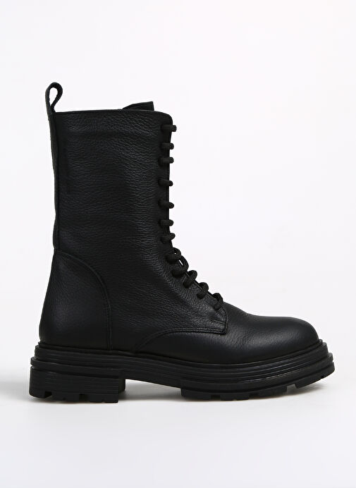 Hammer Jack Siyah Kadın Deri Bot 455 2334-Z - Görsel 2