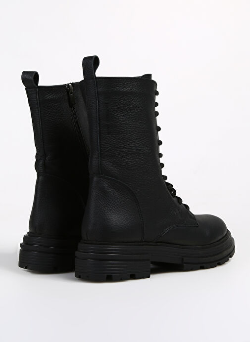 Hammer Jack Siyah Kadın Deri Bot 455 2334-Z - Görsel 4