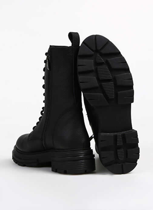 Hammer Jack Siyah Kadın Deri Bot 455 2334-Z - Görsel 5