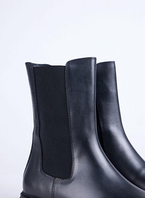 Fabrika Siyah Kadın Deri Bot VICENTE NEW - Görsel 6