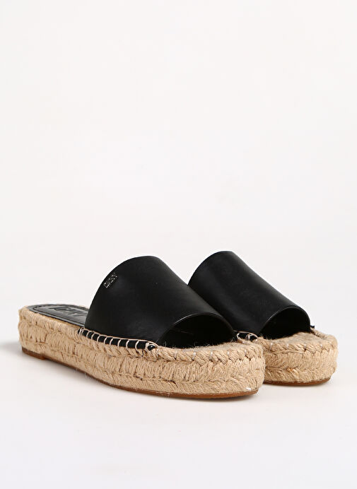 Dkny Siyah Kadın Deri Terlik K1304618B7Y - Görsel 3