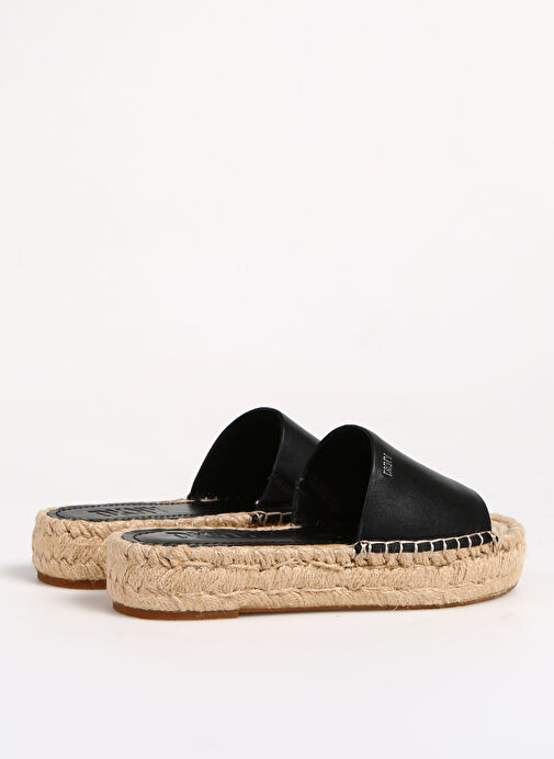 Dkny Siyah Kadın Deri Terlik K1304618B7Y - Görsel 4