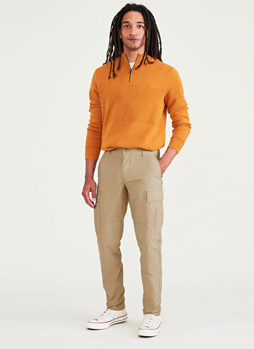 Dockers Normal Bel Normal Paça Slim Tapered Bej Erkek Pantolon A5713-0000