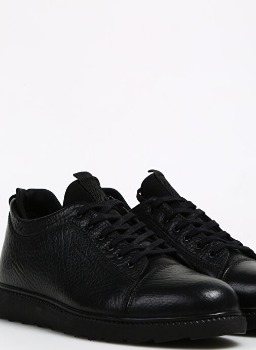 Hammer Jack Siyah Erkek Deri Günlük Ayakkabı - Görsel 6