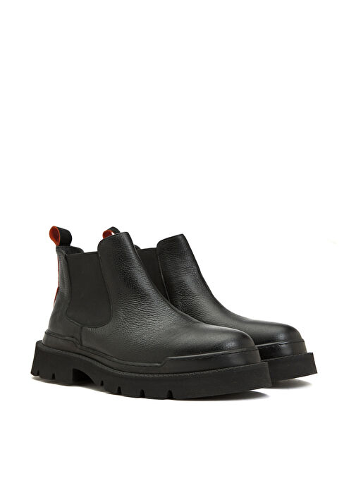 Divarese Siyah Erkek Deri Bot 9903 - Görsel 3
