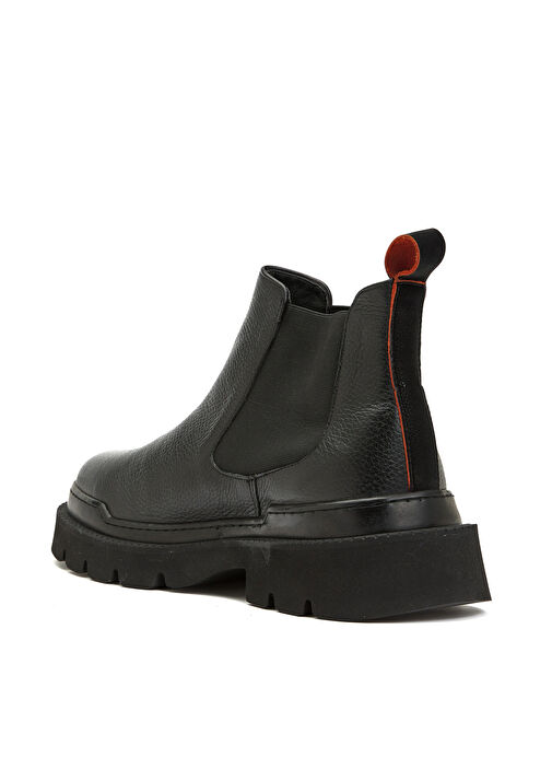 Divarese Siyah Erkek Deri Bot 9903 - Görsel 4