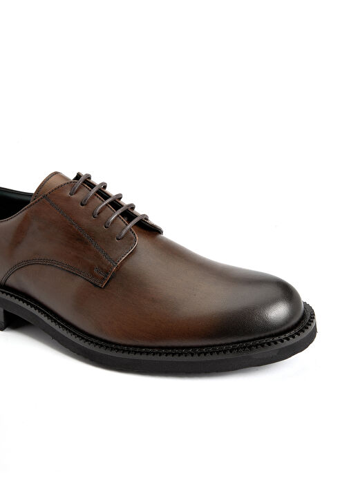 George Hogg Kahverengi Erkek Deri Klasik Ayakkabı 87012 - Görsel 6