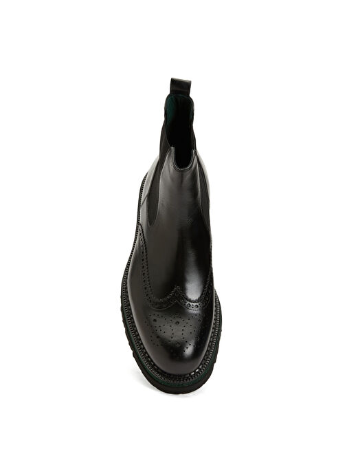 George Hogg Siyah Erkek Deri Bot 70-30 - Görsel 5