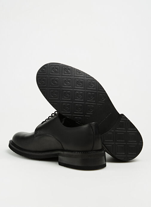 George Hogg Deri Siyah Erkek Klasik Ayakkabı 87012 - Görsel 5