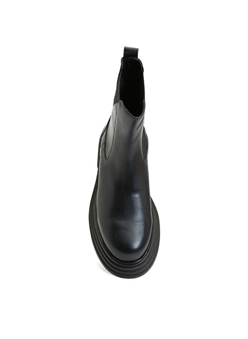 Divarese Siyah Kadın Deri Bot 6186 - Görsel 5