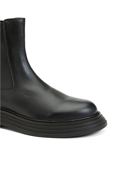 Divarese Siyah Kadın Deri Bot 6186 - Görsel 7