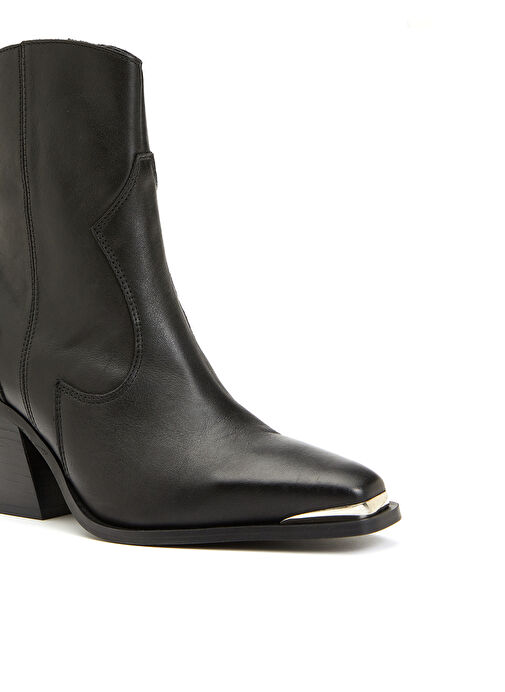 Divarese Siyah Kadın Deri Bot L40840 - Görsel 7