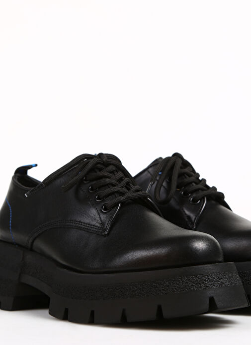 Divarese Siyah Kadın Deri Düz Ayakkabı 510-002 - Görsel 6