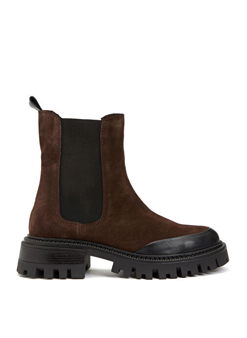 Divarese Kahverengi Kadın Süet Bot 50406 - Görsel 2