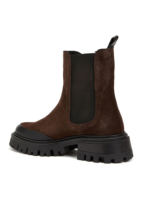 Divarese Kahverengi Kadın Süet Bot 50406 - Görsel 4