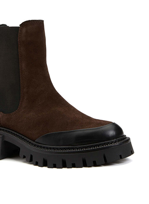 Divarese Kahverengi Kadın Süet Bot 50406 - Görsel 7