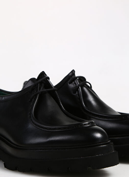 George Hogg Siyah Kadın Deri Düz Ayakkabı 26-08 - Görsel 6