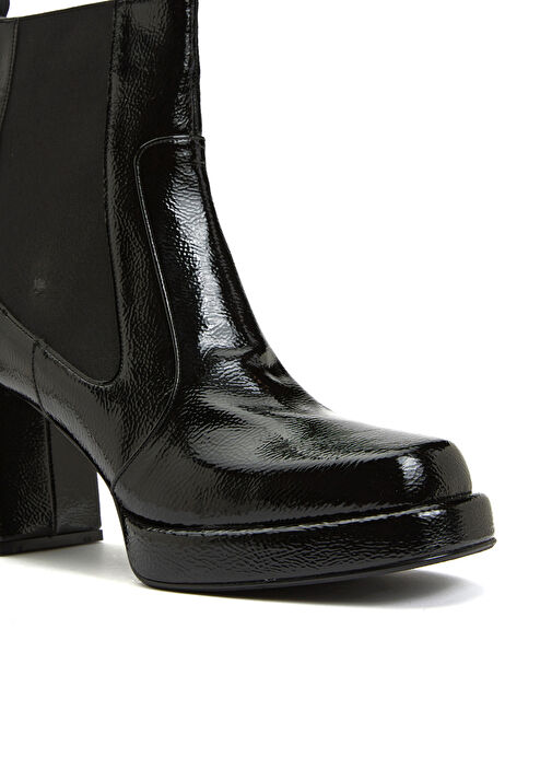Divarese Siyah Kadın Topuklu Bot 23912 - Görsel 7
