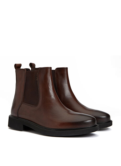 Divarese Kahverengi Kadın Deri Bot 15-170D - Görsel 3