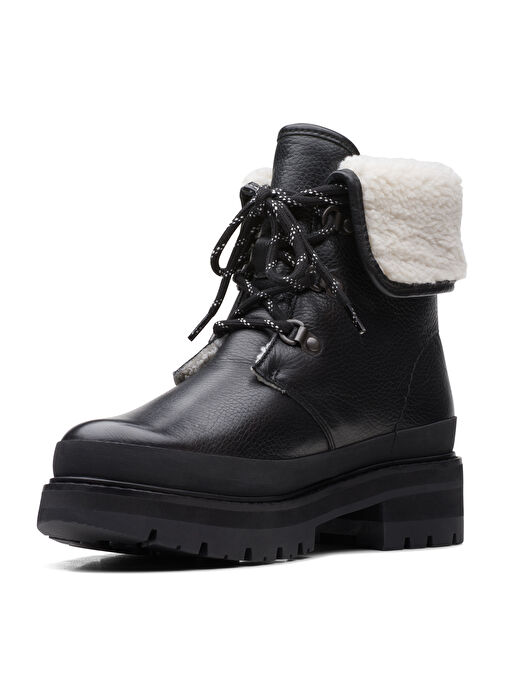 Clarks Siyah Kadın Deri Bot 26167879 - Görsel 5