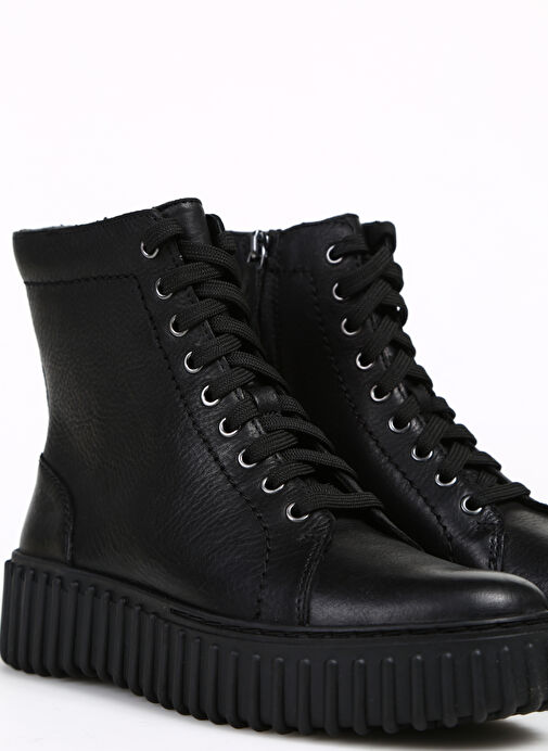 Clarks Siyah Kadın Deri Bot 26173870 - Görsel 6