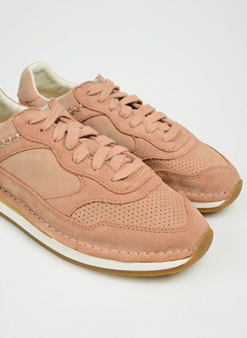 Clarks Bej Kadın Süet Sneaker 26173910 - Görsel 6