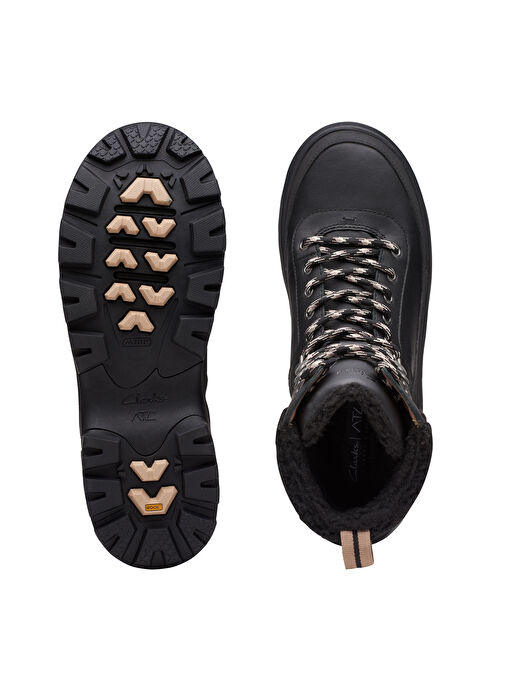 Clarks Siyah Kadın Deri Outdoor Bot 26173821 - Görsel 4