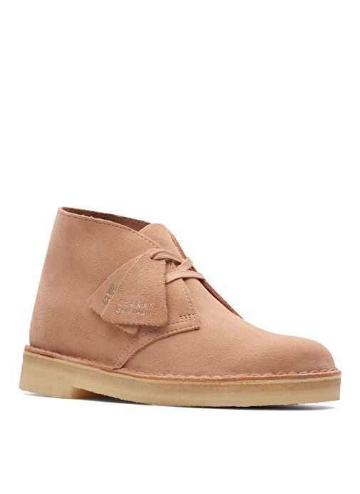 Clarks Açık Kahverengi Kadın Süet Bot 26173214 - Görsel 4