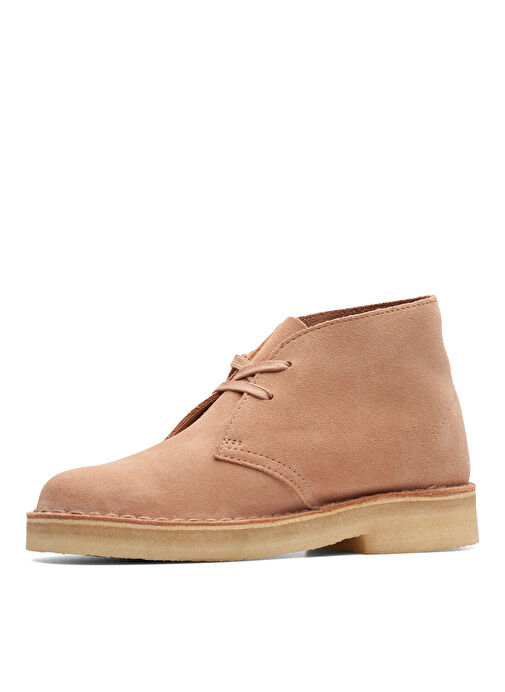 Clarks Açık Kahverengi Kadın Süet Bot 26173214 - Görsel 5