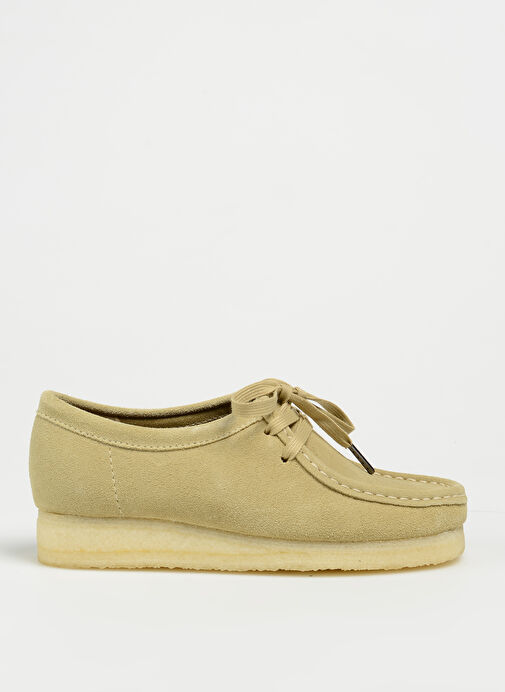 Clarks Bej Kadın Süet Düz Ayakkabı 26155545 - Görsel 2