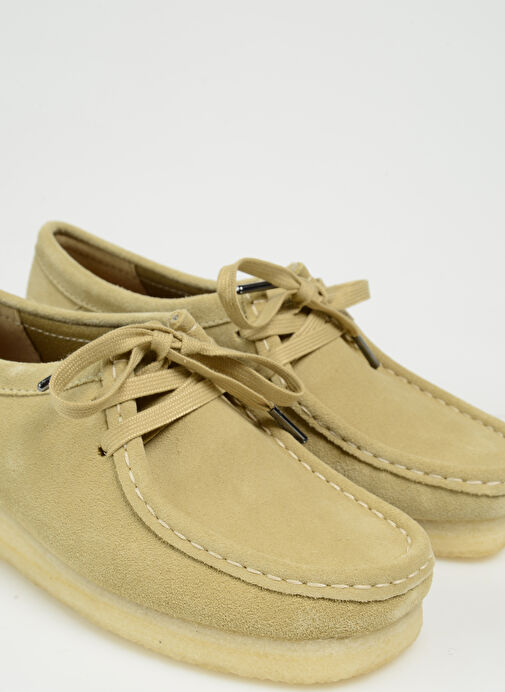 Clarks Bej Kadın Süet Düz Ayakkabı 26155545 - Görsel 6