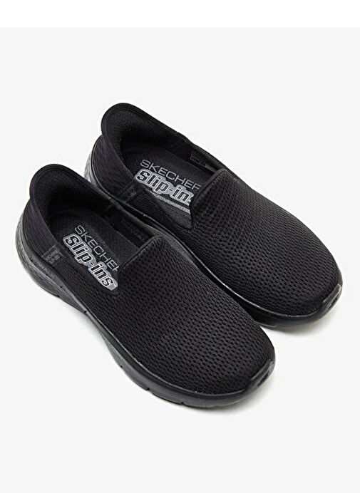 Skechers 124963TK BBK GO WALK FLEX Siyah Kadın Koşu Ayakkabısı - Görsel 6