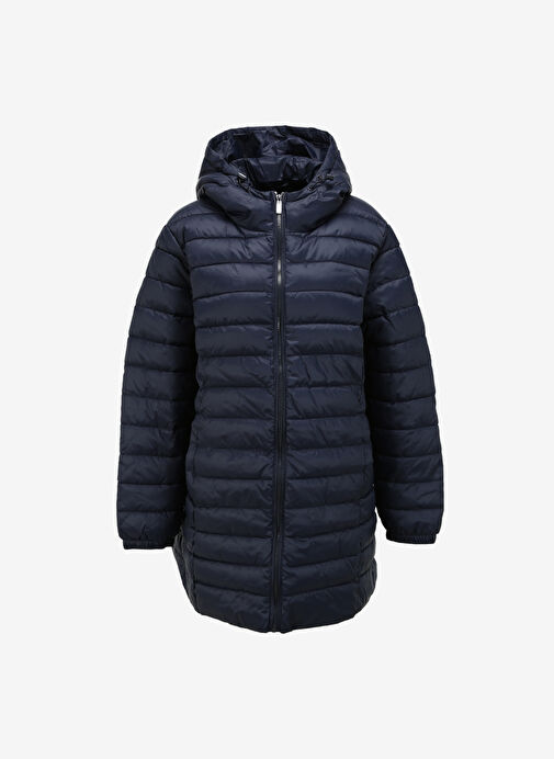 Only Lacivert Kadın Mont CARNEW TAHOE QUILTED HOOD COAT OTW