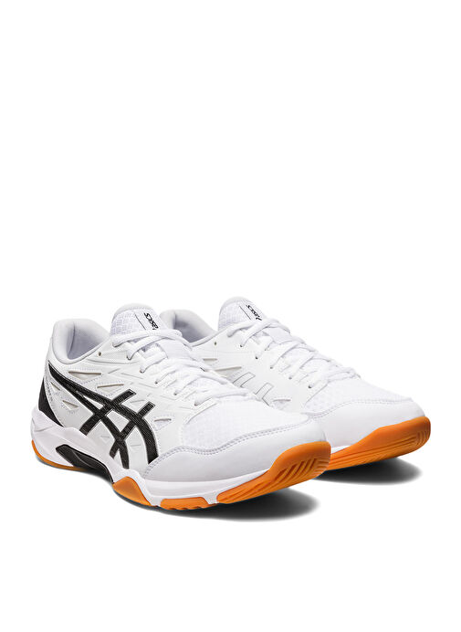 1071A091-101 GEL-ROCKET 11 Beyaz - Gümüş Erkek Voleybol Ayakkabısı - Görsel 4