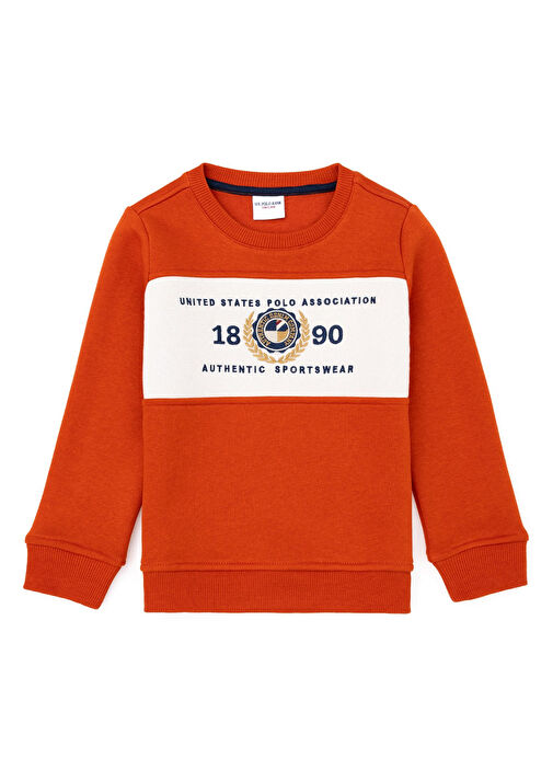 U.S. Polo Assn. Kiremit Erkek Çocuk Sweatshirt