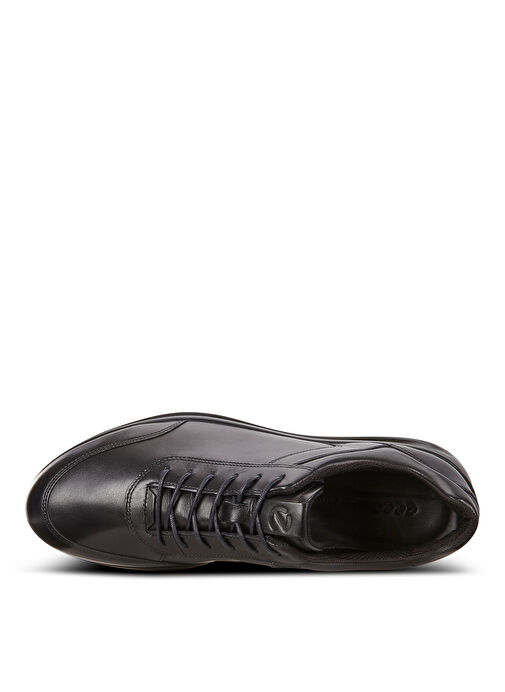 Ecco Siyah Erkek Deri Klasik Ayakkabı AQUET BLACK SANTİAGO - Görsel 8