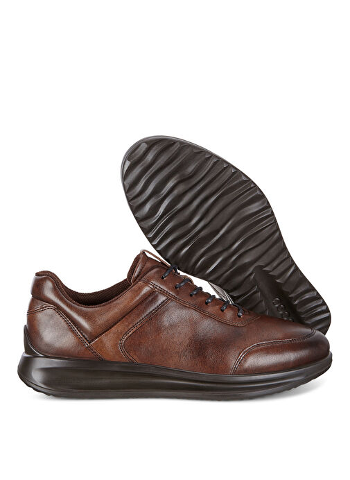 Ecco Kahverengi Erkek Deri Klasik Ayakkabı AQUET COCOA BROWN PALERMO V2 - Görsel 5