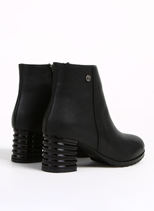 Pierre Cardin Siyah Kadın Topuklu Bot PC-52524 - Görsel 4