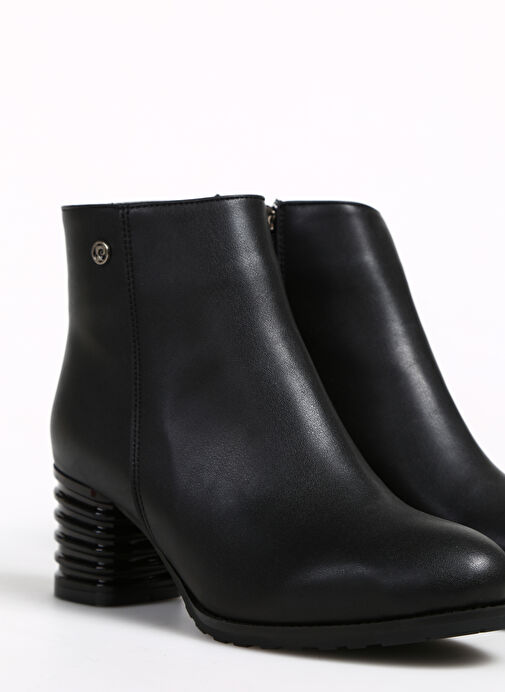 Pierre Cardin Siyah Kadın Topuklu Bot PC-52524 - Görsel 6