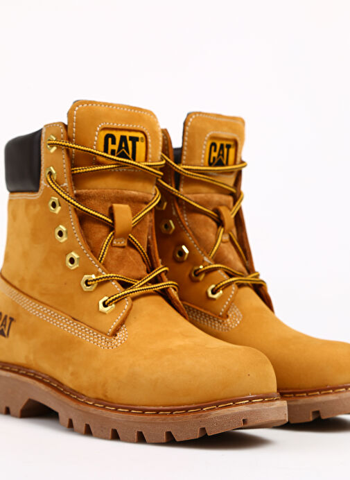 Caterpillar Hardal Kadın Nubuk Bot CLOVIS - Görsel 3