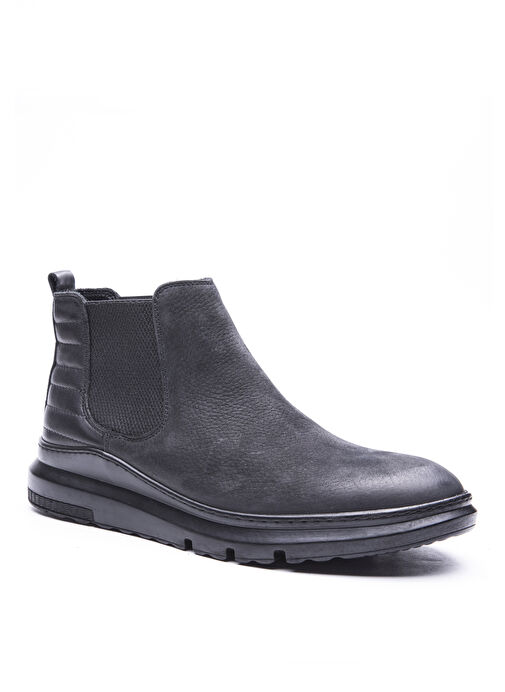 Bulldozer Siyah Erkek Deri Bot BUL-240002 - Görsel 3