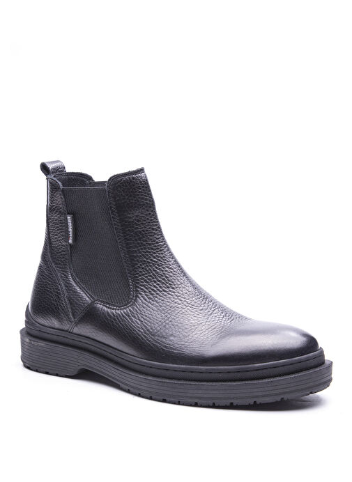 Bulldozer Siyah Erkek Deri Bot BUL-240010 - Görsel 3