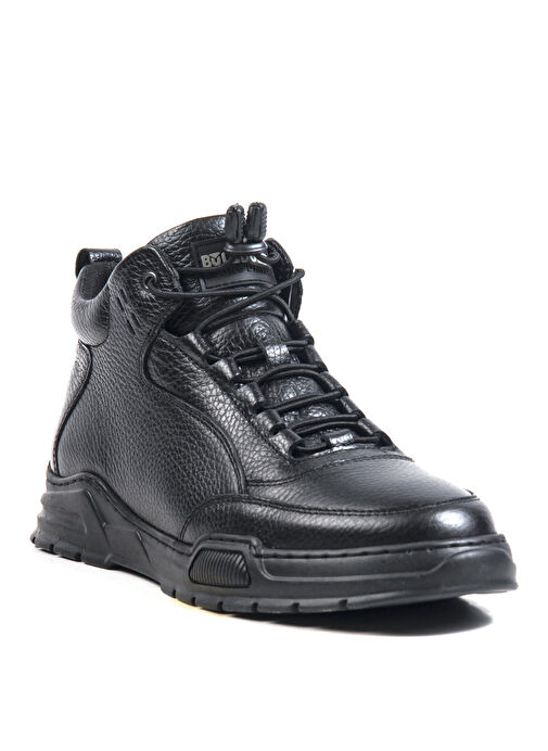 Bulldozer Siyah Erkek Deri Bot BUL-240028 - Görsel 3