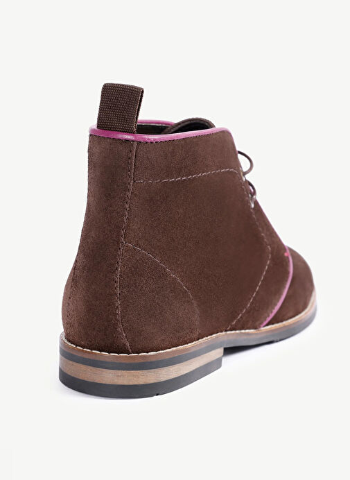 Yargıcı Kahve Kadın Deri Bot 23KKAY4459X - Görsel 4